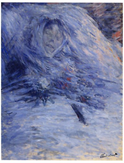 Camille Monet on Her Deathbed by Claude Monet